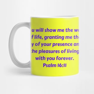 Bible Verse Psalm 16:11 Mug